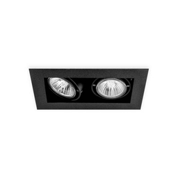 BASICSTERN RECESSED 2xGU10, oprawa wpuszczana, kolor czarny