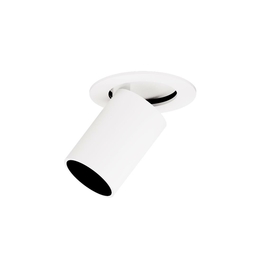MR HIDE ROUND LED, oprawa wpuszczana, kolor biały