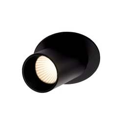 MR HIDE ROUND LED, oprawa wpuszczana, kolor czarny