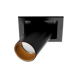 MR HIDE SQUARE LED, oprawa wpuszczana, kolor czarny