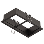 BASICSTERN R FRAME square double ramka montażowa podwójna, czarny