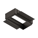 BASICSTERN T FRAME square double ramka montażowa podwójna (trimless), czarny