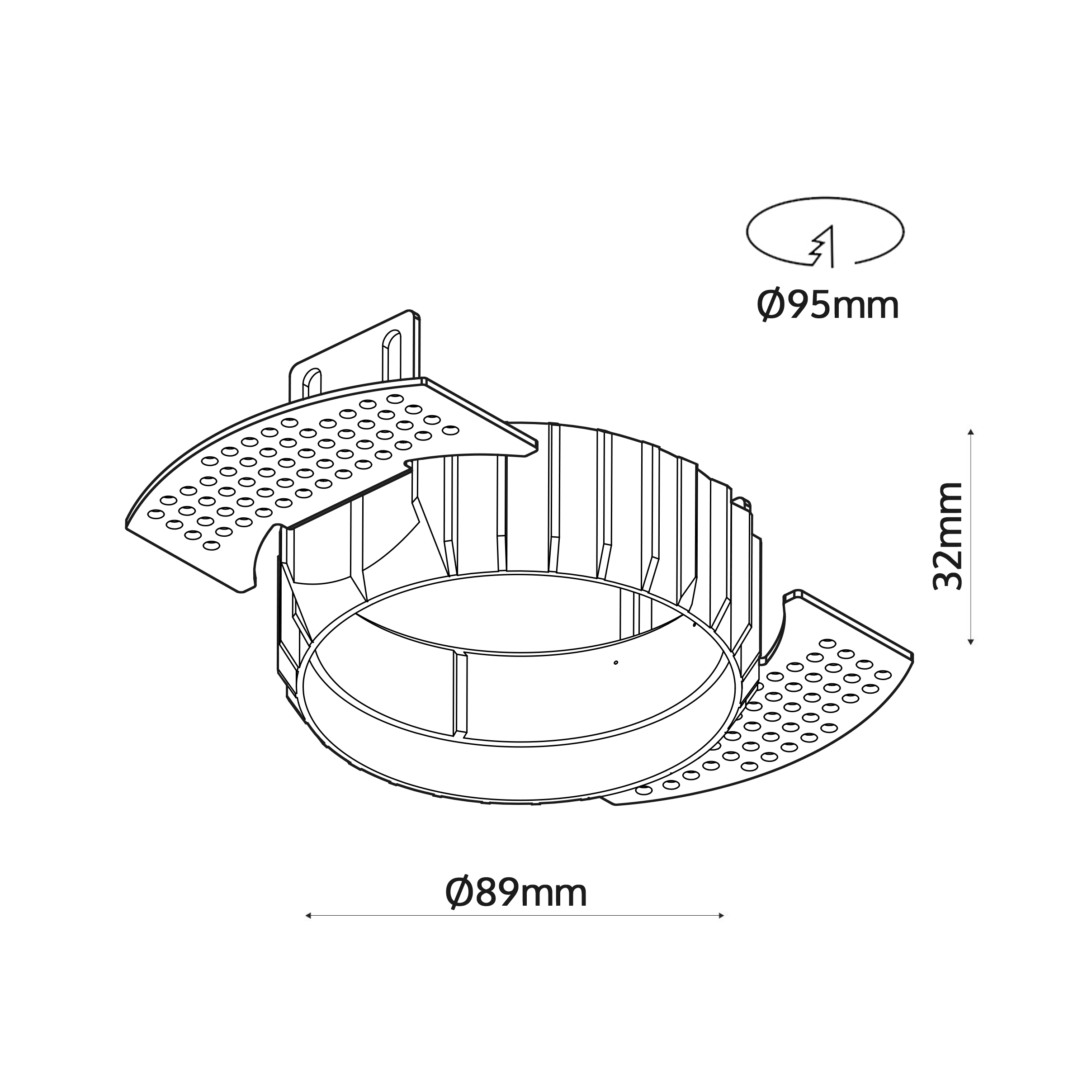 io78 trimless frame