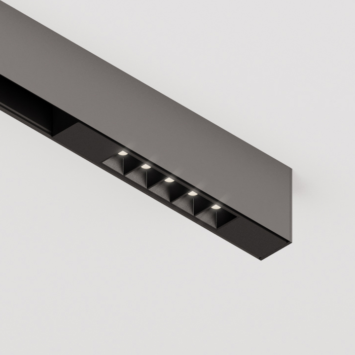 Archlines DOTS 5x1.5W CRI90 3000K 48° DALI, czarny