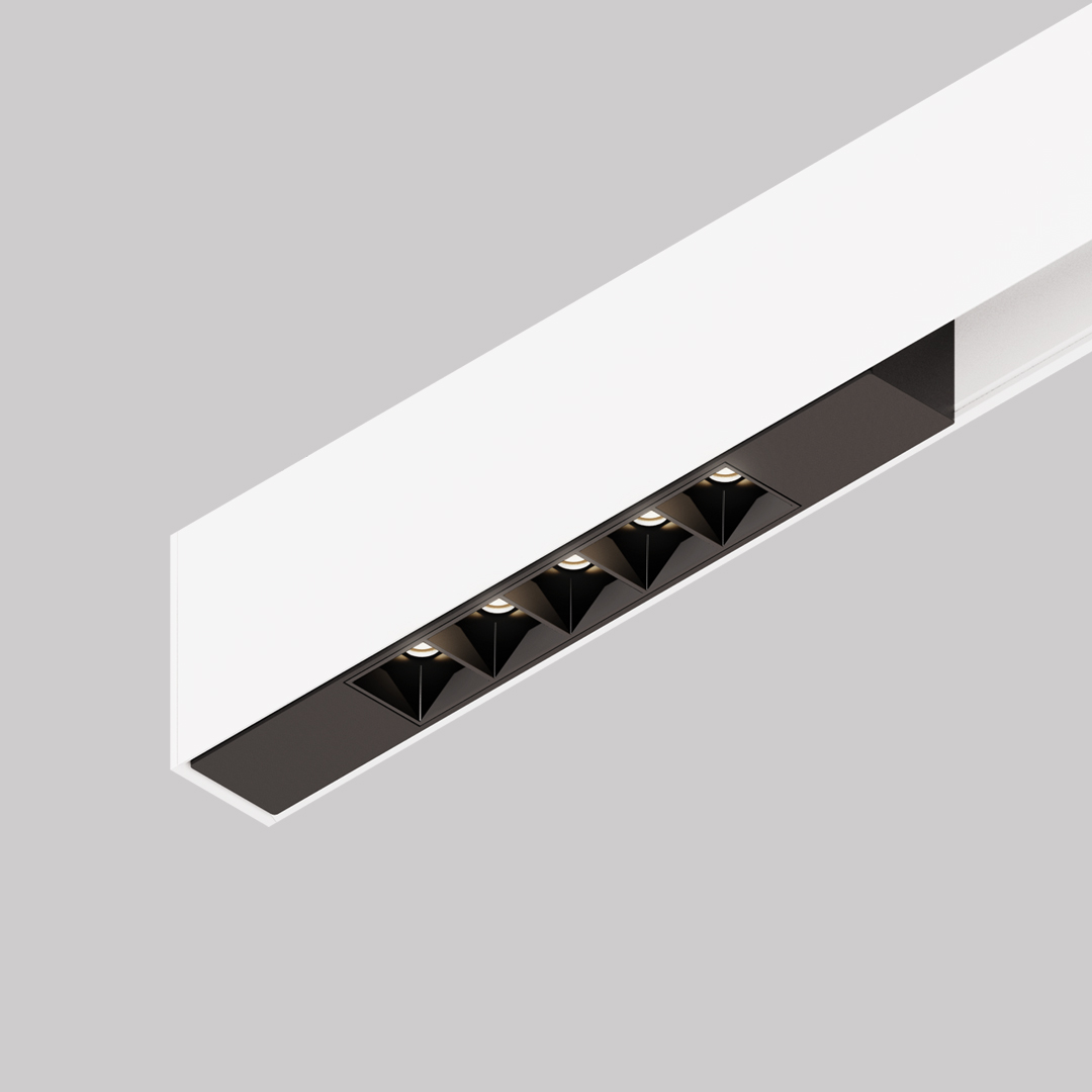 Archlines DOTS 5x1.5W CRI90 3000K 48° DALI, czarny