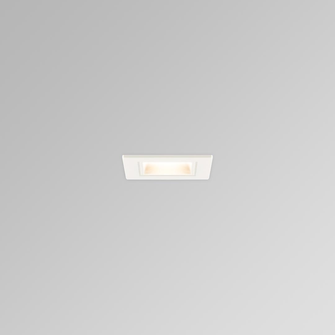 MISTY LED IP44, oprawa wpuszczana, kolor biały