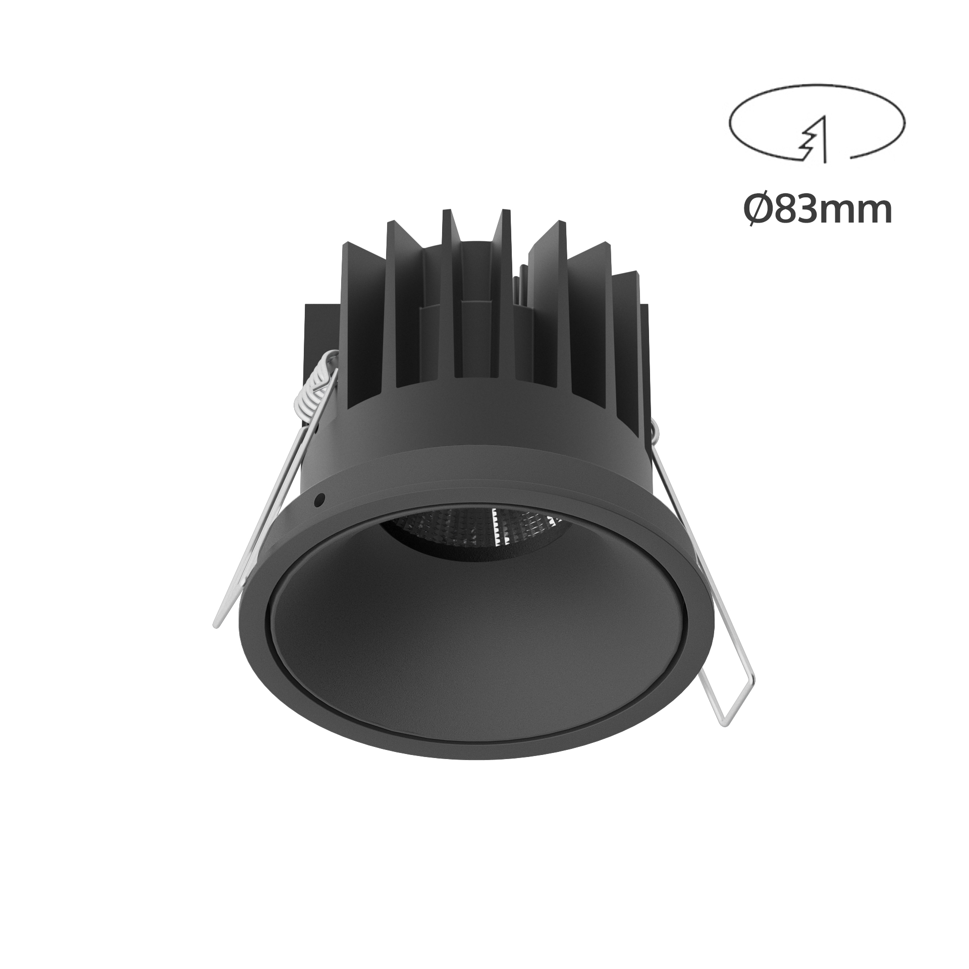 RING io78, kolor czarny