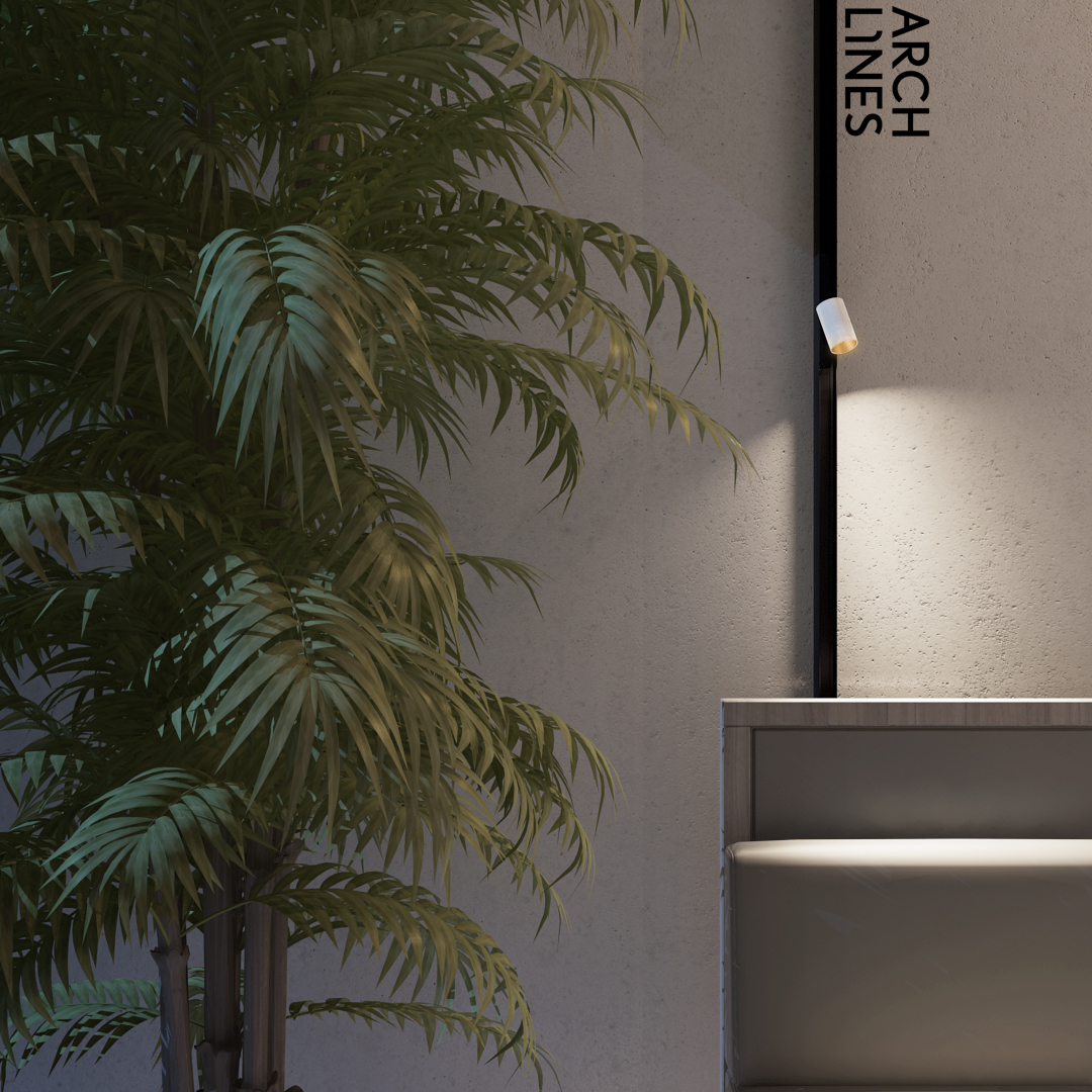 Archlines SPOT S 6.6W CRI90 3000K DALI, biały / czarny adapt.