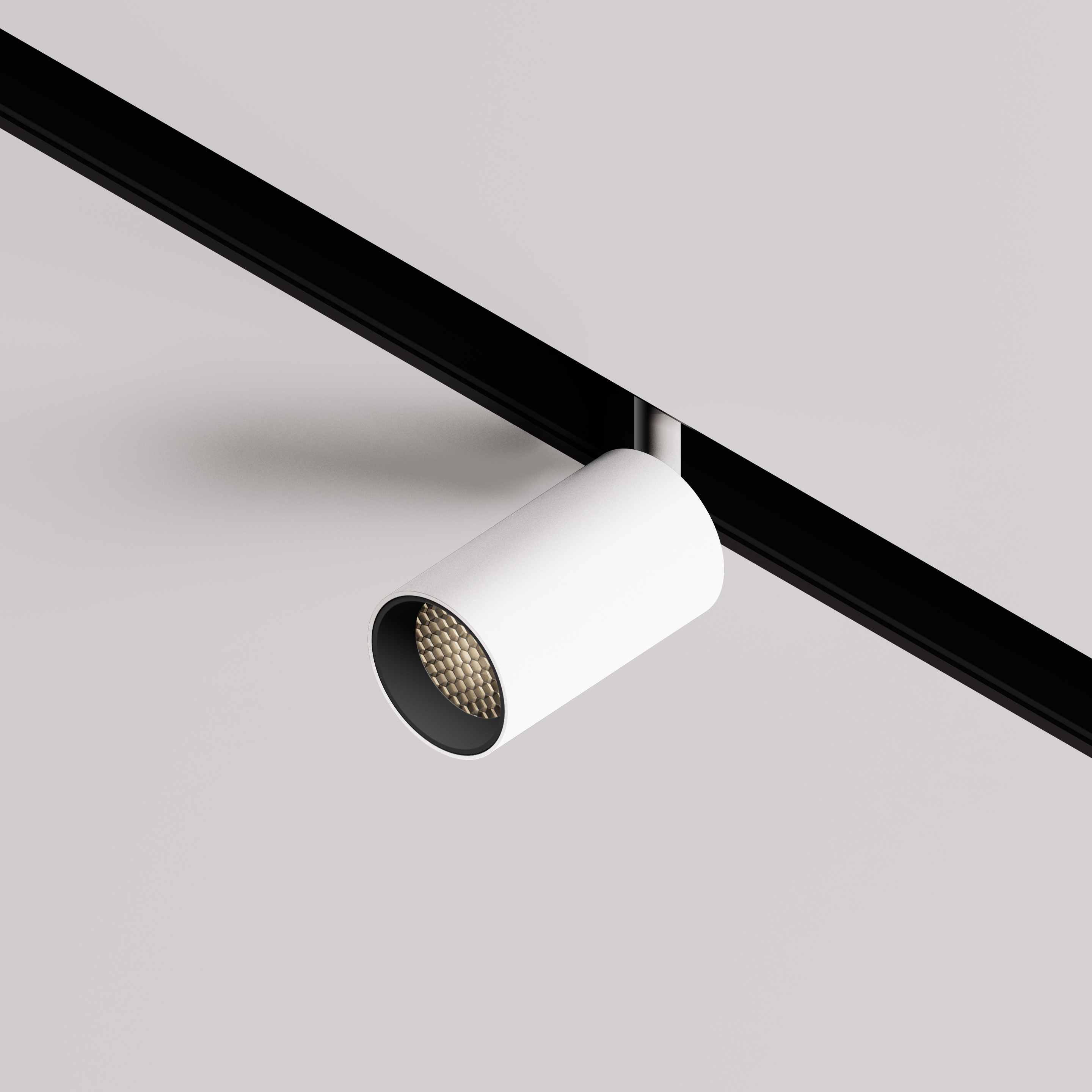 Archlines SPOT S 6.6W CRI90 3000K DALI, biały / czarny adapt.